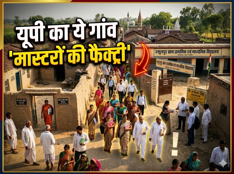 UP में 'मास्टरों की फैक्ट्री' कहलाता है ये छोटा-सा गांव, हर घर से कम से कम दो टीचर!
