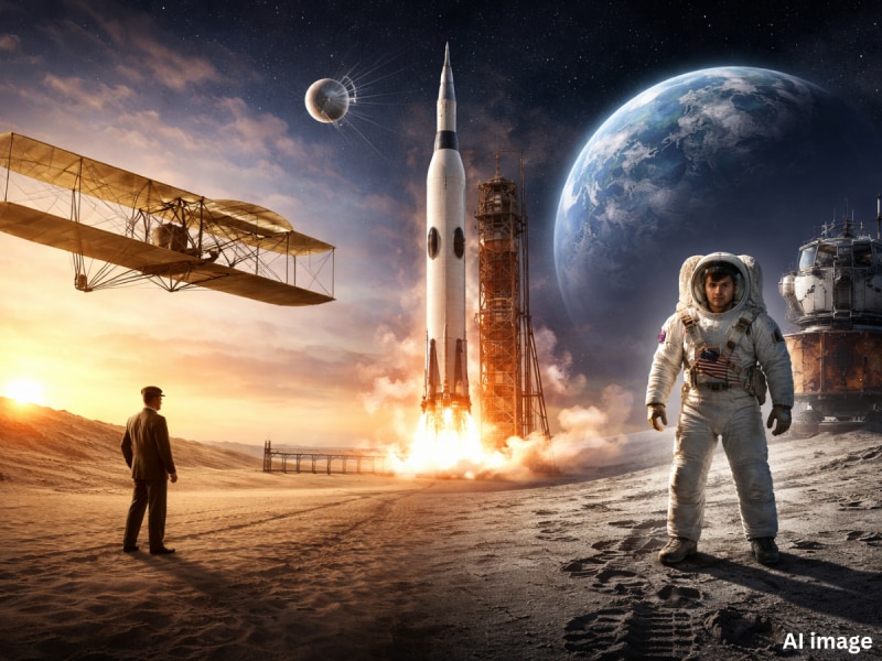 12 सेकंड की उड़ान से 'चांद' तक का सफर! सिर्फ 66 साल में NASA ने कैसे बदल दी दुनिया? रोंगटे खड़े कर देगी ये दास्तां