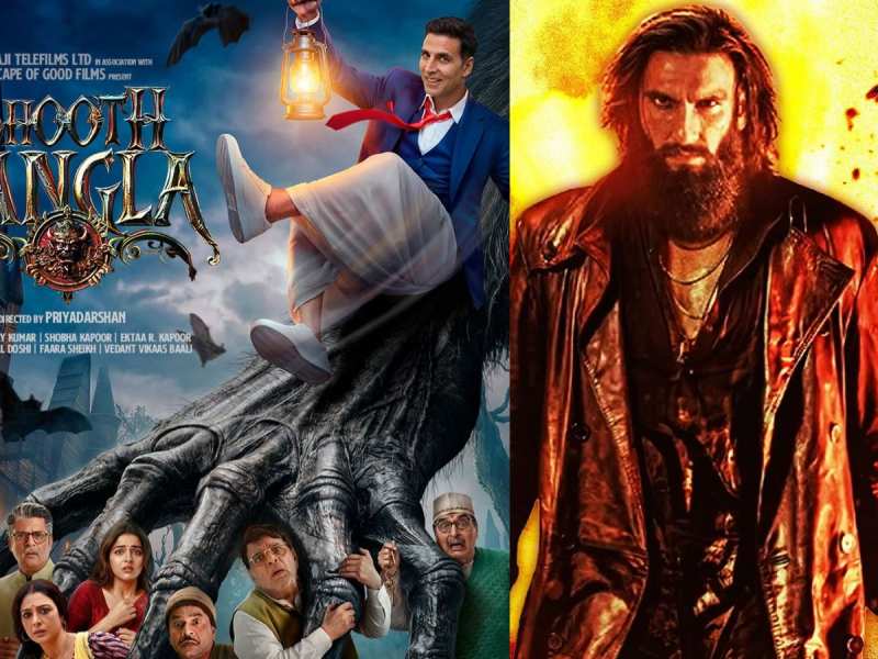 रणवीर सिंह की 'धुरंधर 2' का बॉक्स ऑफिस पर खौफ, अक्षय की 'भूत बंगला' हुई पोस्टपोन