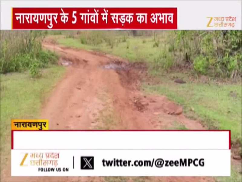 छत्तीसगढ़ के इस जिले में 5 गांवों में नहीं बनी सड़क, ग्रामीण हो रहे परेशान