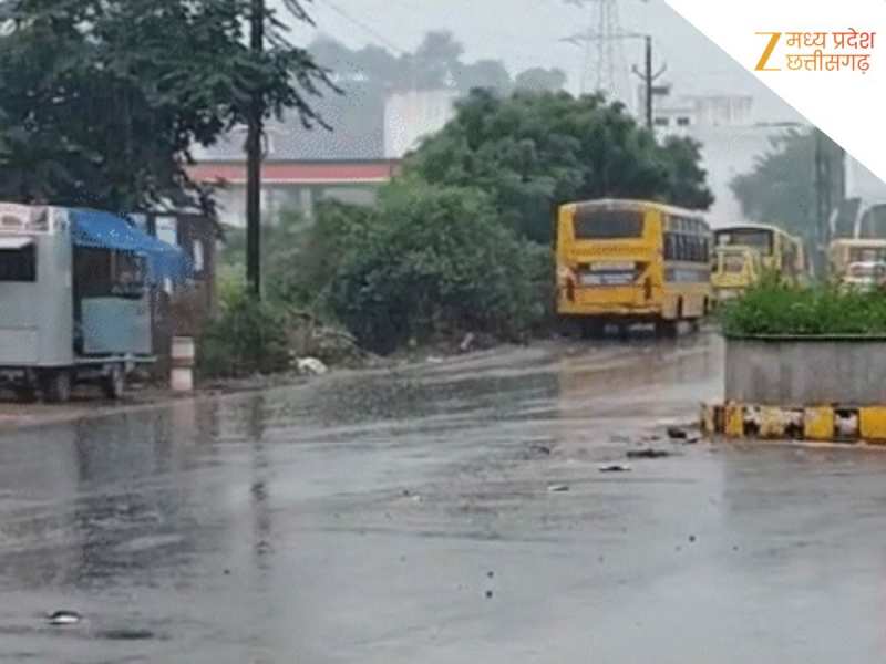 ग्वालियर में हुई झमाझम बारिश, ओलावृ्ष्टि का अलर्ट जारी, तेज रफ्तार से चल रही हवाएं