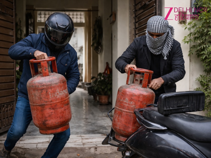 Greater Noida News: बच्चों को बनाया निशाना! गैस एजेंसी के नाम पर घर से दो सिलेंडर चोरी, CCTV में वारदात कैद
