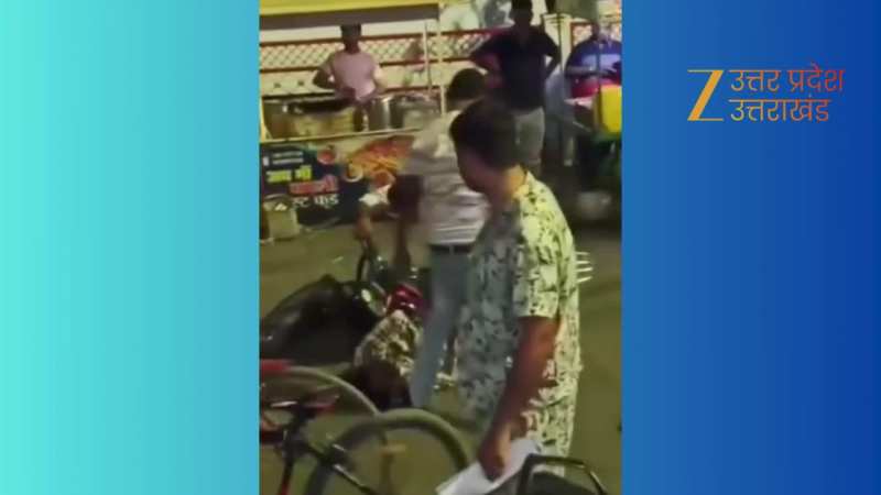 13 सेकंड में 10 थप्पड़! झांसी में दबंग ने युवक को सड़क पर गिराकर पीटा, वीडियो वायरल