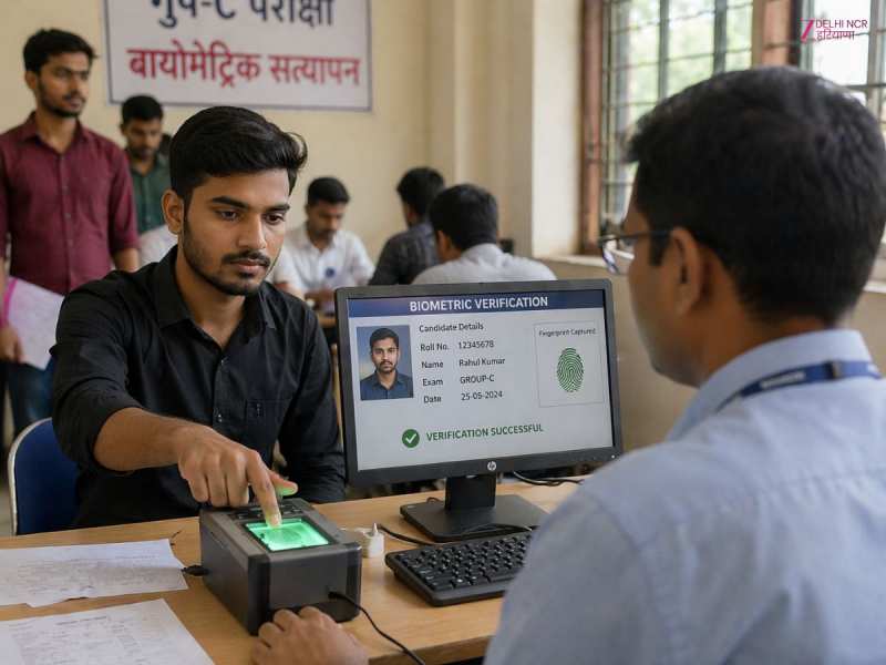 ग्रुप-C एग्जाम, बायोमेट्रिक से वंचित रोल नंबरों के लिए नया शेड्यूल जल्द होगा जारी