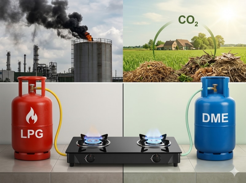 LPG Prices vs DME Is Dimethyl Ether the Future of Cooking Fuel in India Efficiency and Benefits | महंगे गैस सिलेंडर से छुटकारा! क्या LPG की जगह लेगी DME? चूल्हा बदलने की