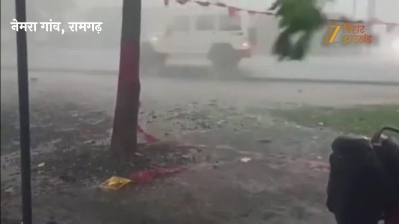 सीएम हेमंत सोरेन के गांव में ठनका गिरने से 26 पशुओं की मौत, बारिश और तूफान ने मचाई तबाही
