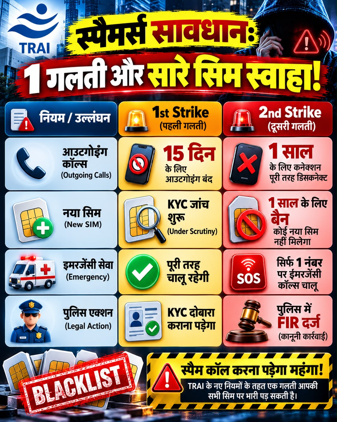 TRAI Spam Call Rules